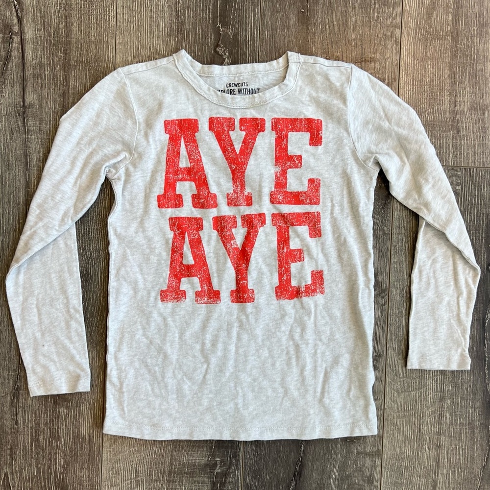 Crewcuts Girls Graphic Long Sleeve Top size 8. Never worn. New with tags.